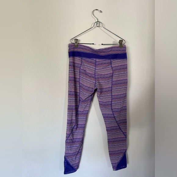 BNWOT Lululemon Inspire Tight II (Mesh) Space Dye Twist Iris Flower Pink Shell - Picture 10 of 13